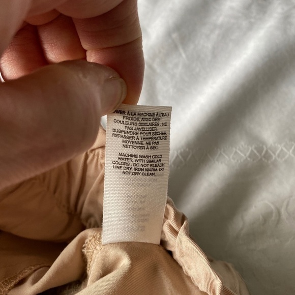 Garage 100% Tencel Light Tan Elastic High Waist Paper‎ Bag Jogger Pants XS - Picture 9 of 14